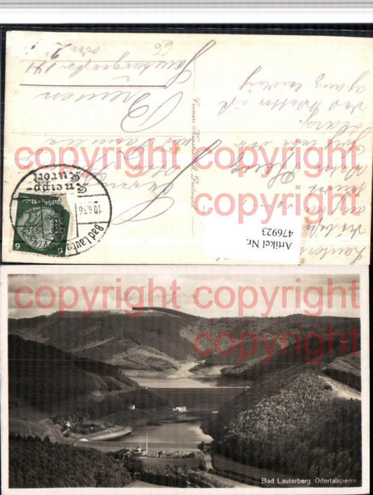 476923,Bad Lauterberg Odertalsperre Talsperre Damm