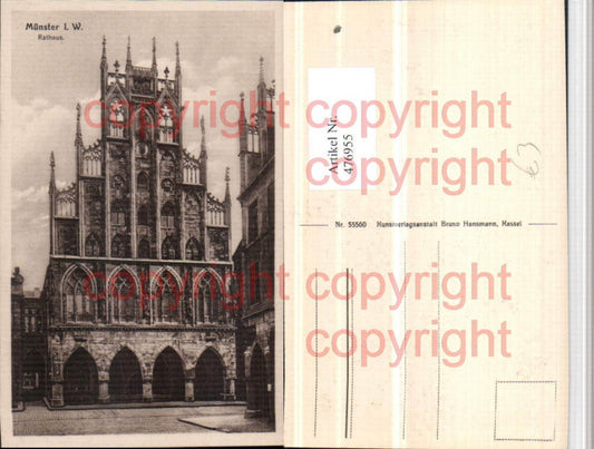 476955,Münster Rathaus Gebäude