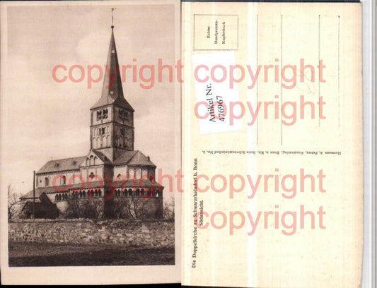 476967,Bonn am Rhein Doppelkirche zu Schwarzrheindorf Kirche