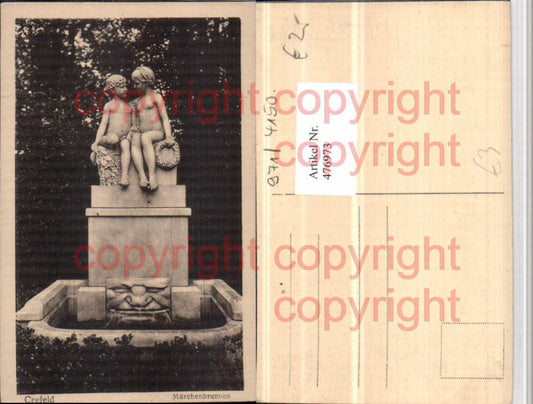 476973,Crefeld Krefeld Märchenbrunnen Brunnen