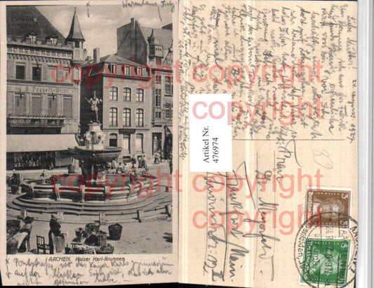 476974,Aachen Kaiser Karl-Brunnen Apotheke