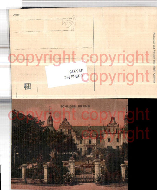 476978,Künstler AK Schloss Frens b. Bergheim