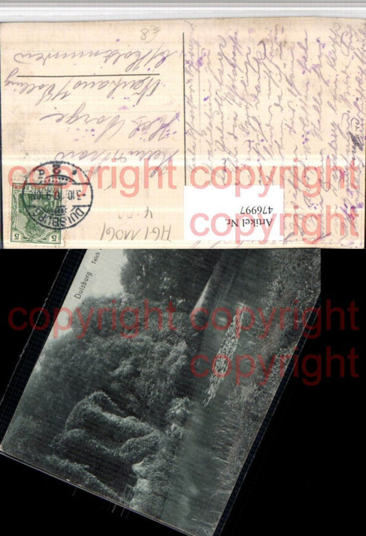 476997,Duisburg Teich u. Grotte auf dem Kaiserberg