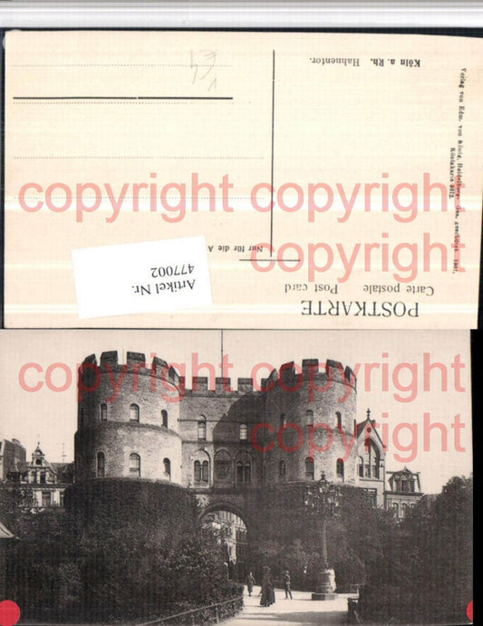 477002,Köln am Rhein Hahnentor Tor pub Edmund v. König 3672