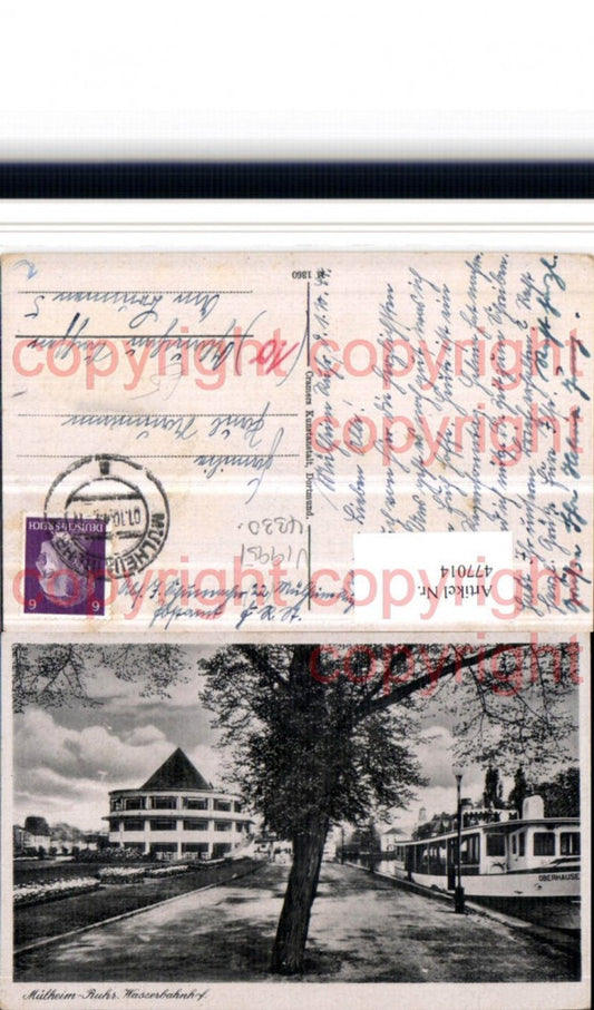 477014,Mülheim an d. Ruhr Wasserbahnhof Dampfer