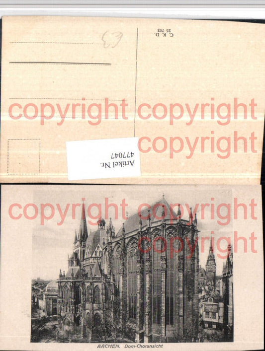 477047,Aachen Dom Kirche