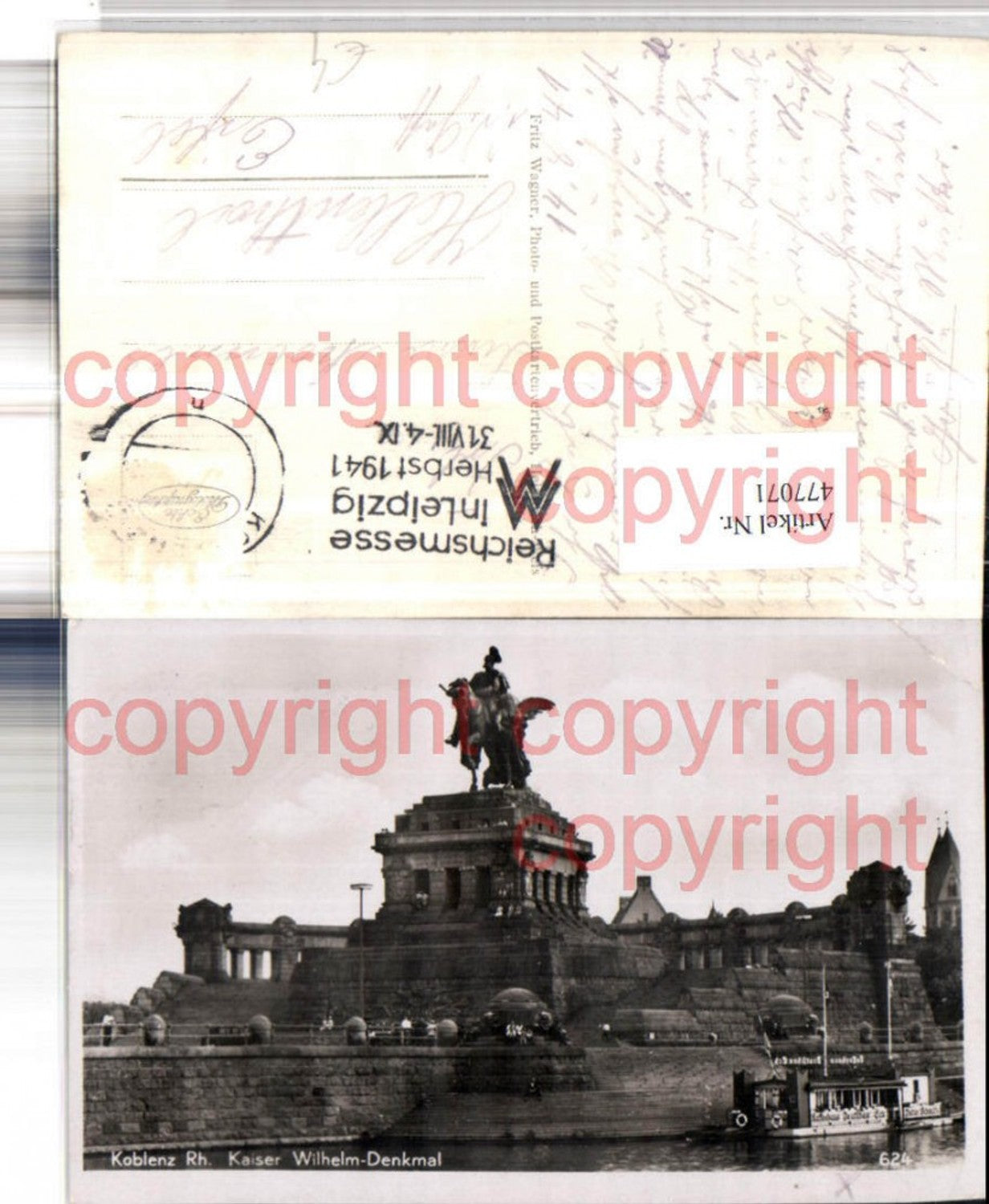 477071,Koblenz am Rhein Kaiser Wilhelm-Denkmal Statue