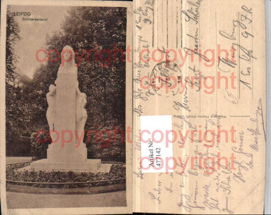 477142,Leipzig Schiller-Denkmal Büste