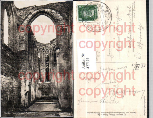 477153,Oybin Kirchruine Ruine Innenansicht