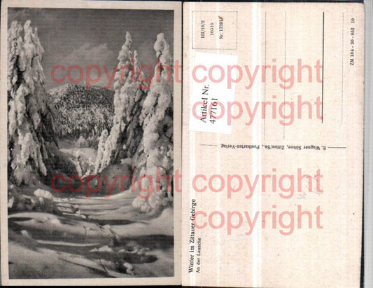 477161,Zittauer Gebirge Lausche b. Großschönau Winterlandschaft