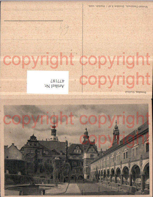 477187,Dresden Stallhof Arkaden
