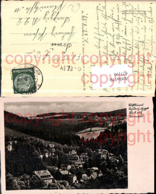 477199,Kipsdorf im Erzgebirge Totale m. Bärenfels