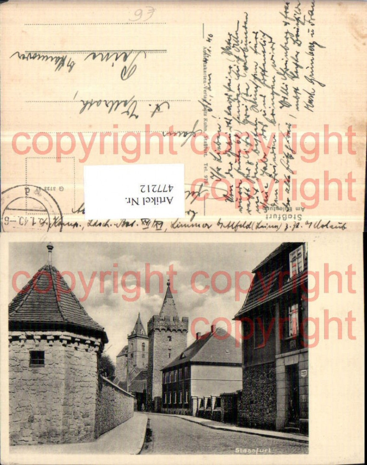 477212,Staßfurt Eulenturm Straßenansicht Türme