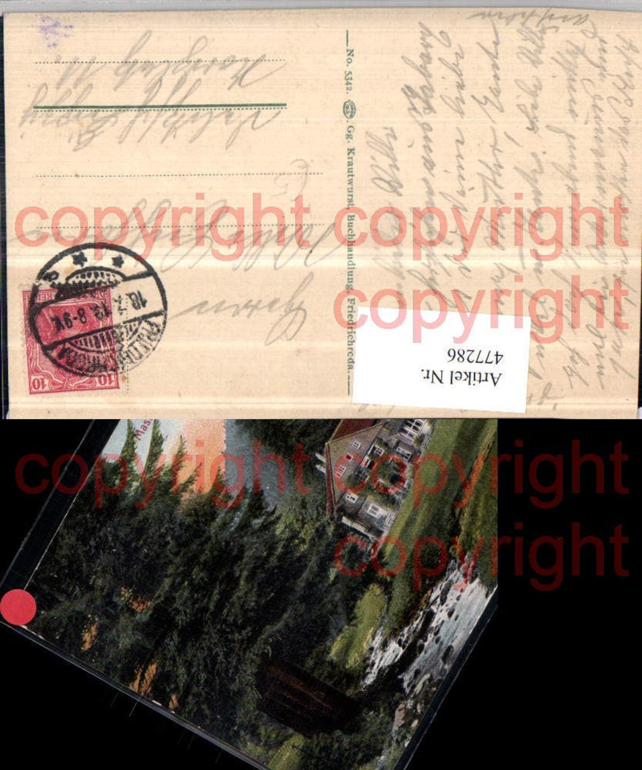 477286, Massemühle im Lauchagrund b. Tabarz Wald