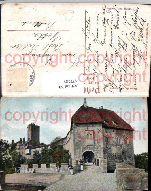 477287, Eisenach Entrance to Wartburg Castle