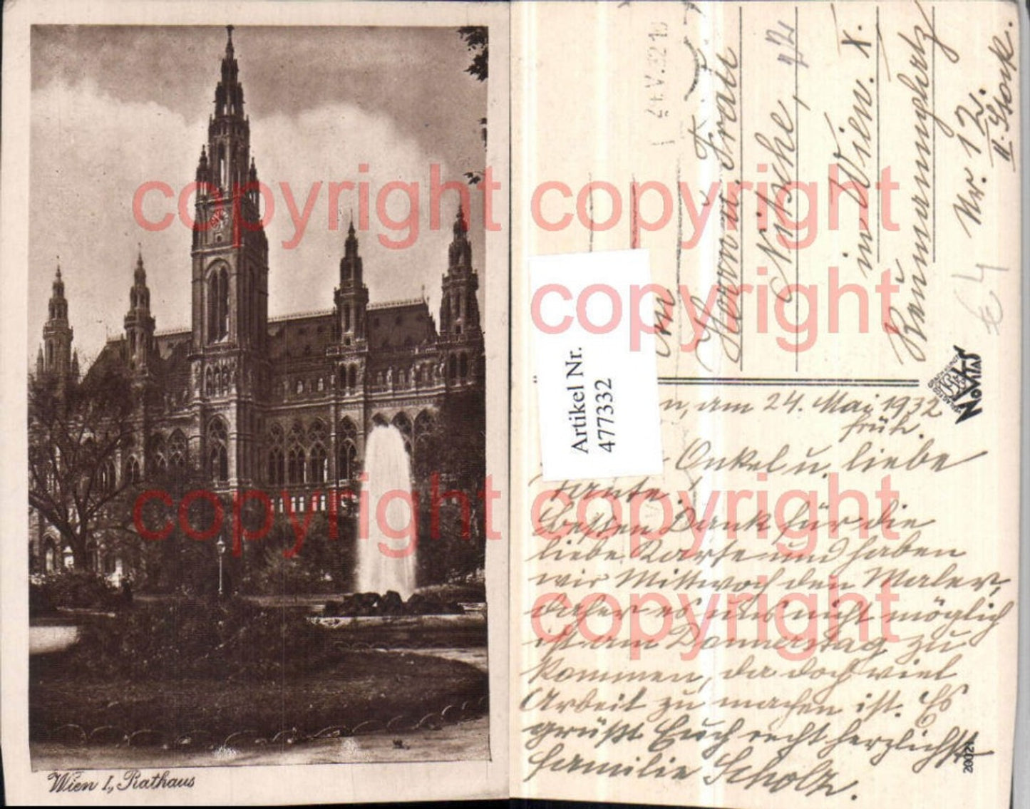 Alte Ansichtskarte – Old Postcard