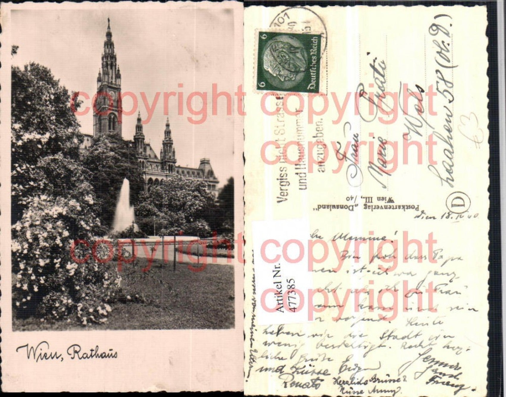Alte Ansichtskarte – Old Postcard