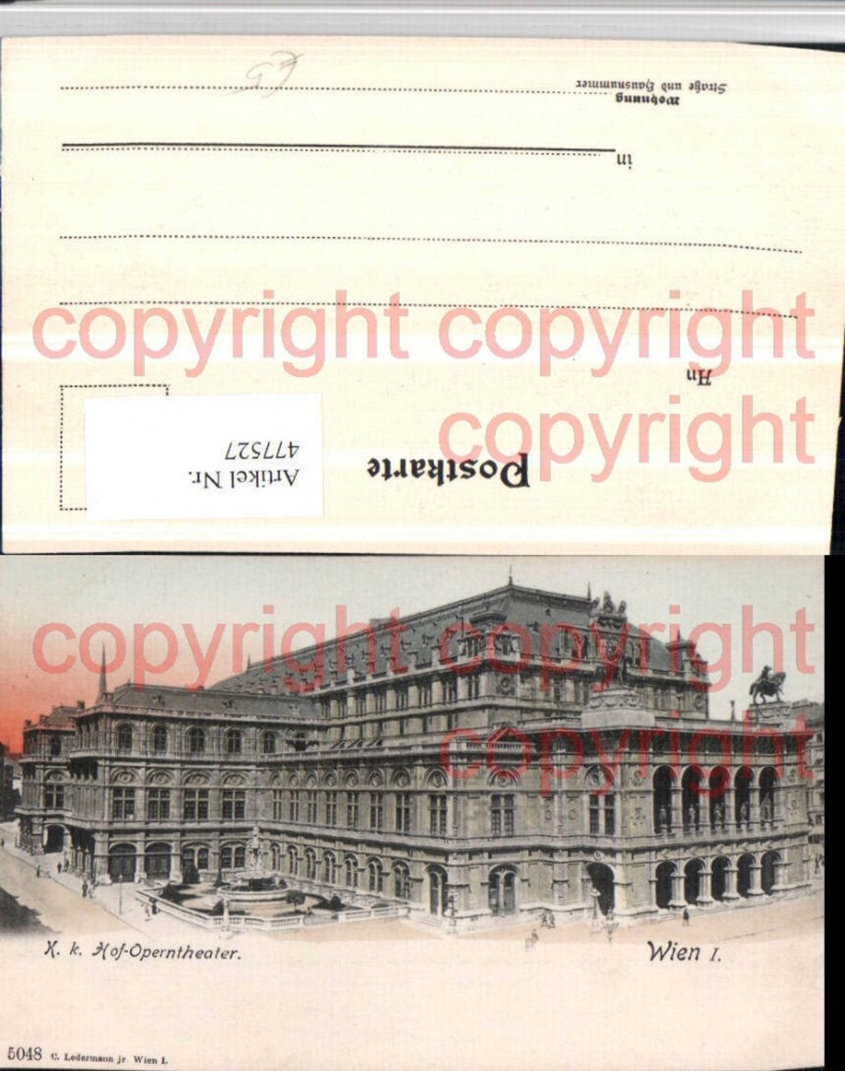 Alte Ansichtskarte – Old Postcard