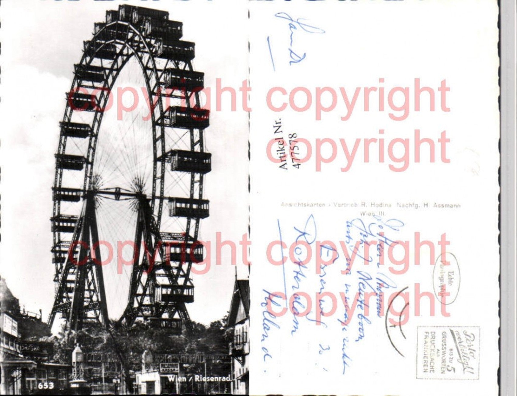 Alte Ansichtskarte – Old Postcard