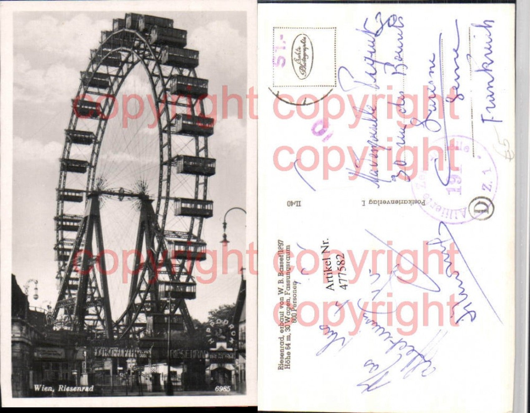 Alte Ansichtskarte – Old Postcard