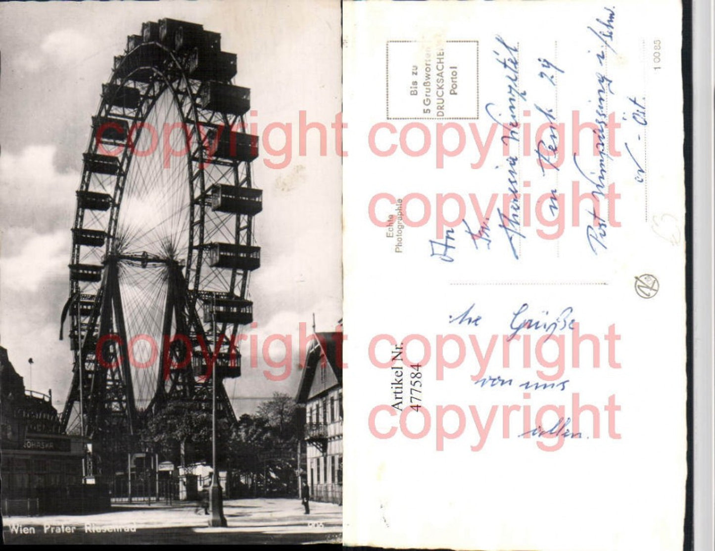 Alte Ansichtskarte – Old Postcard