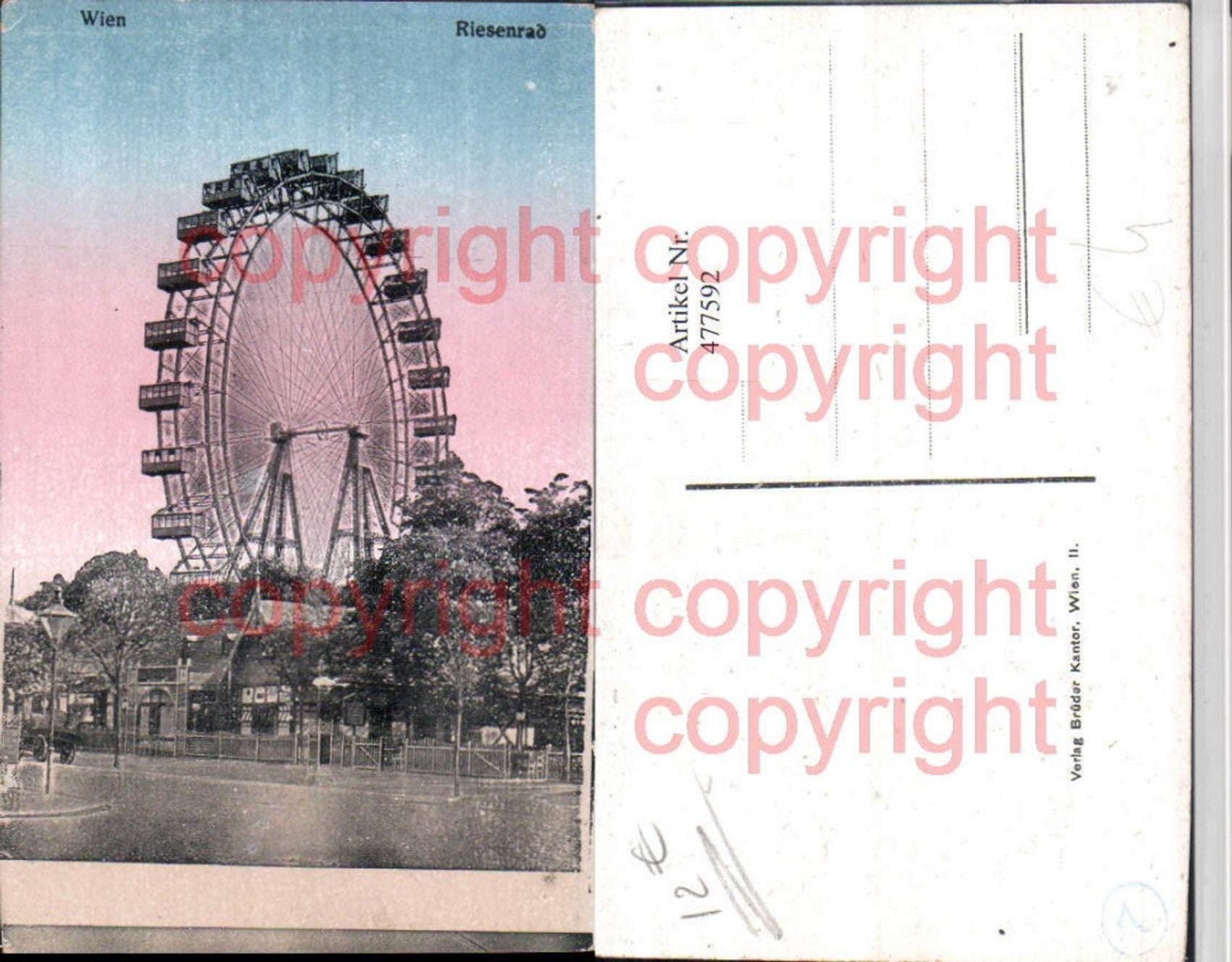 Alte Ansichtskarte – Old Postcard