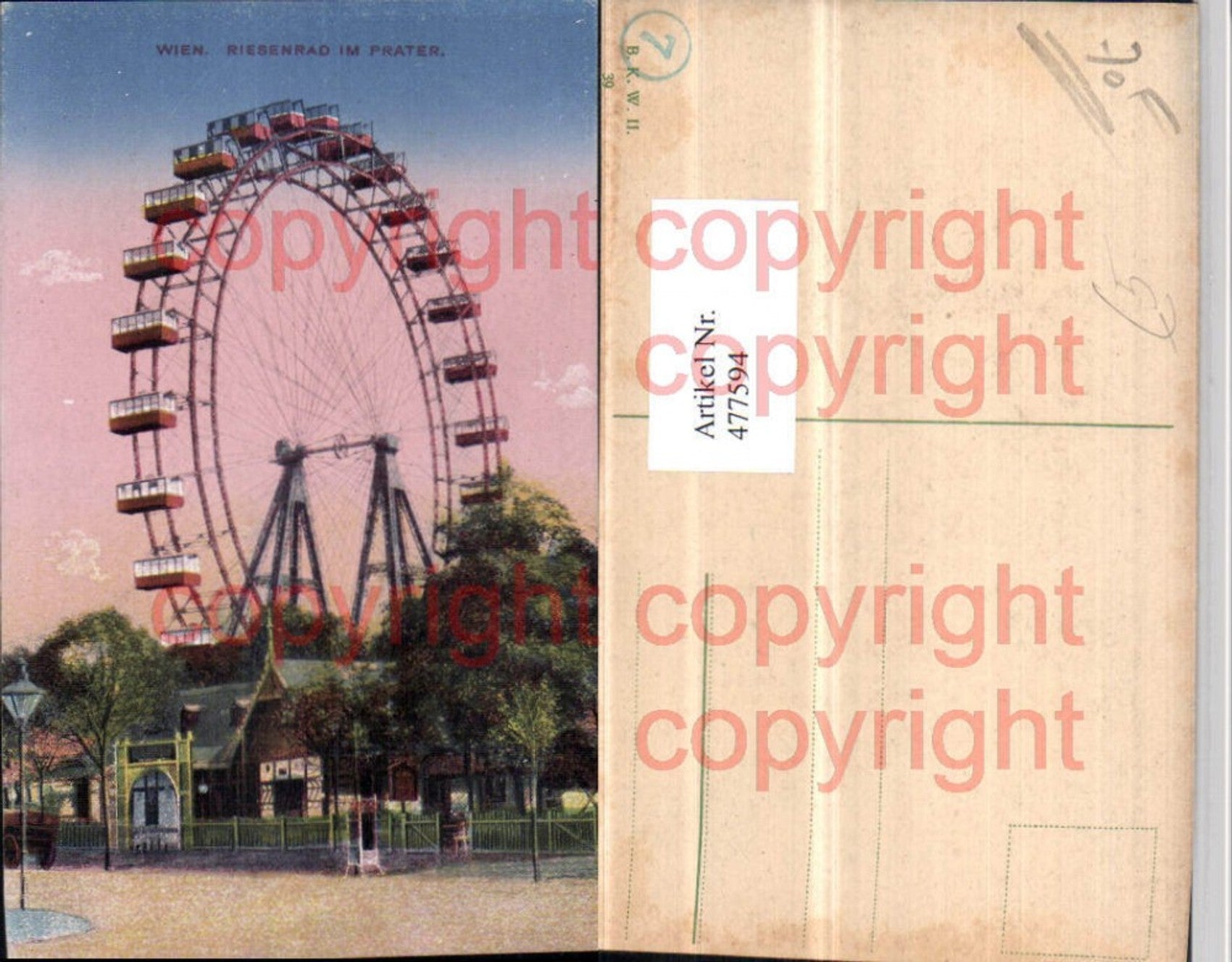 Alte Ansichtskarte – Old Postcard