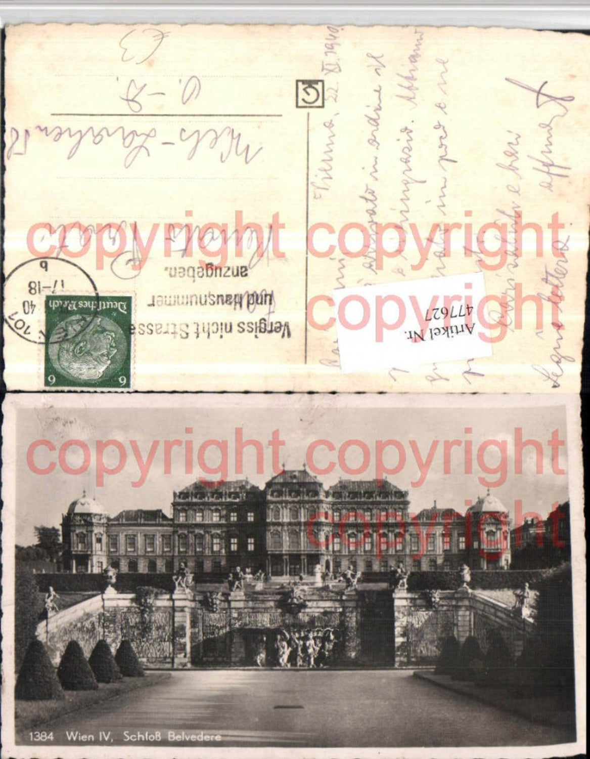 Alte Ansichtskarte – Old Postcard