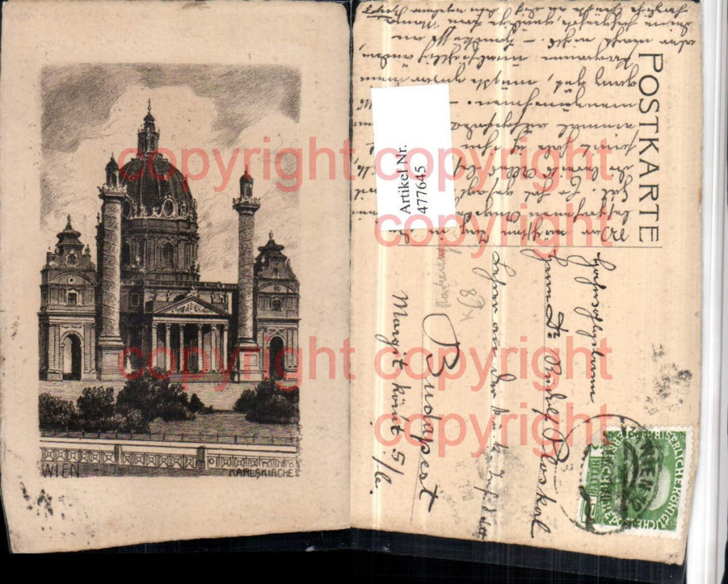 Alte Ansichtskarte – Old Postcard