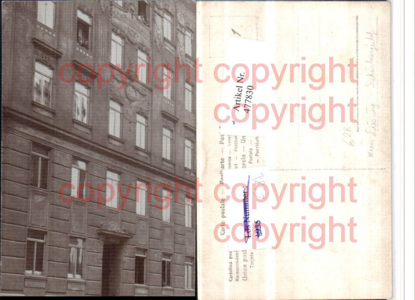 Alte Ansichtskarte – Old Postcard