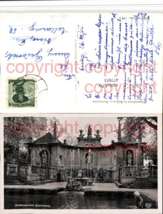 477853,Salzburg Hellbrunn Wasserkünste Tischgrotte