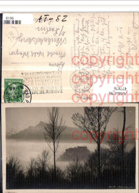 477876,Salzburg Blick auf Festung Hohensalzburg Nebelmeer Bergkulisse