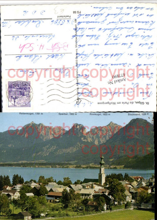 477890,St. Gilgen am Wolfgangsee Totale m. Sparberg Bergkulisse pub Cosy