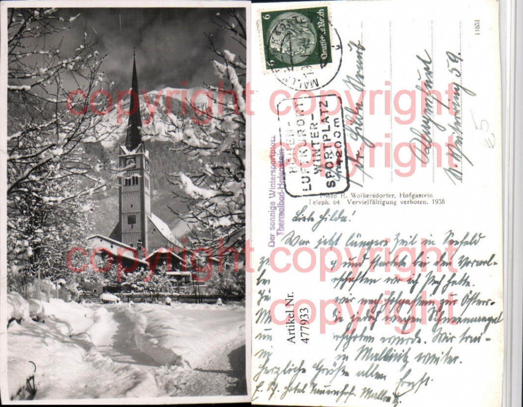 Alte Ansichtskarte – Old Postcard