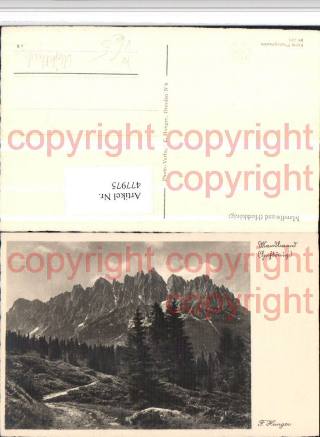 Alte Ansichtskarte – Old Postcard