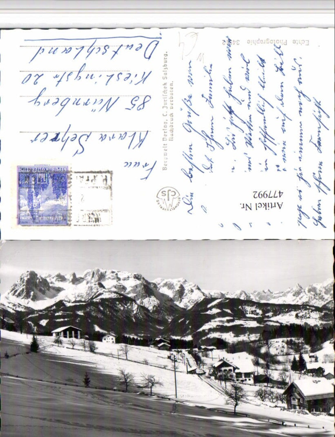 Alte Ansichtskarte – Old Postcard