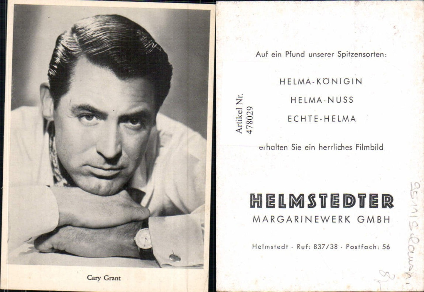 478029,Schauspieler Gary Grant Portrait