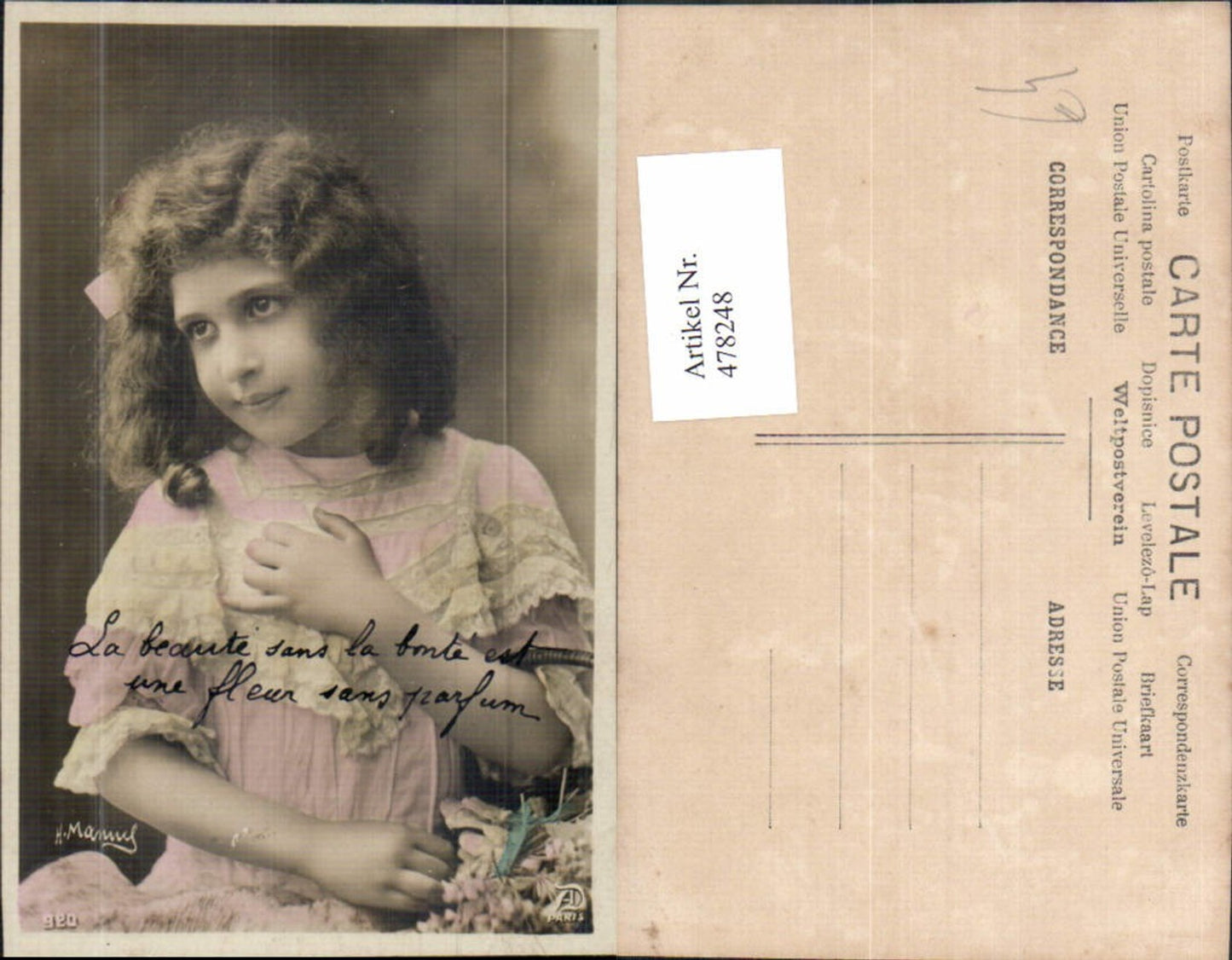 478248,Kind Mädchen Lockenkopf Haarschleife Portrait