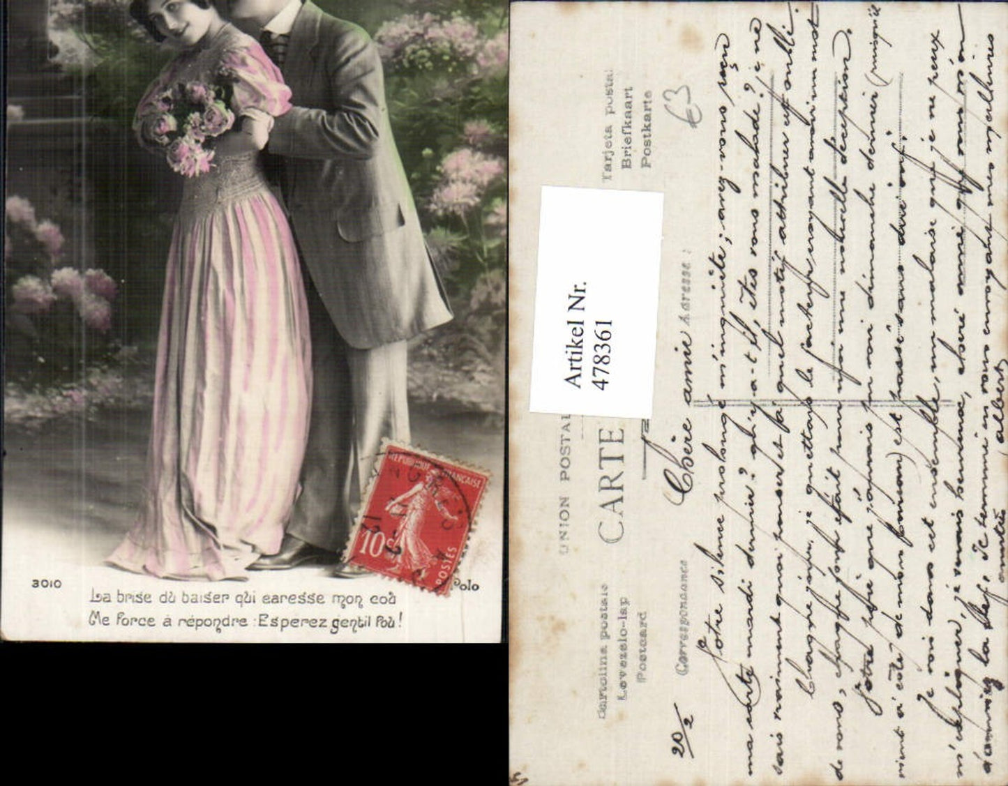 478361,Paar Liebe Kuss in Nacken Spruch Text