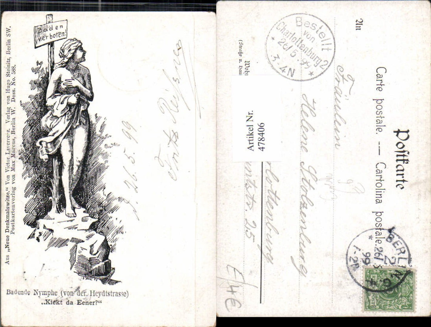 Alte Ansichtskarte – Old Postcard