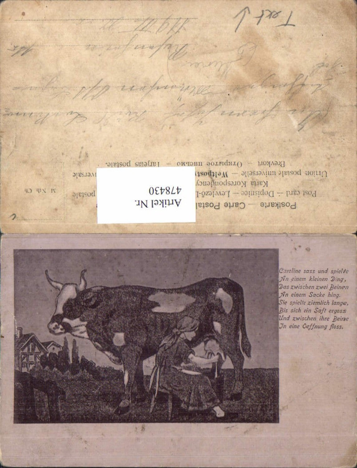 Alte Ansichtskarte – Old Postcard