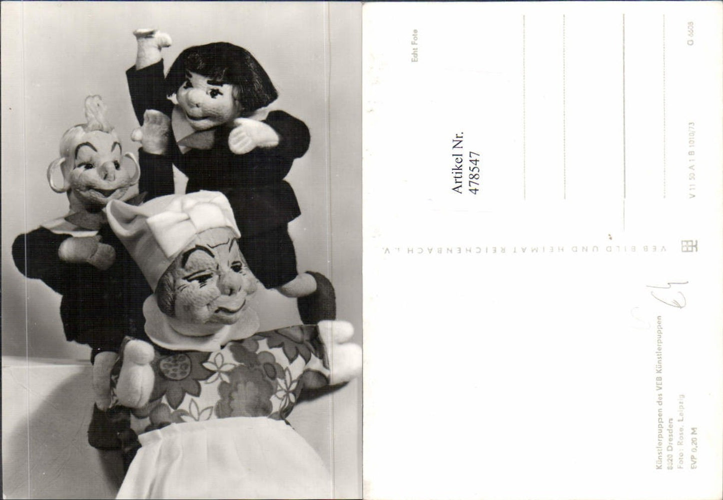 478547,Künstlerpuppen Puppen des VEB