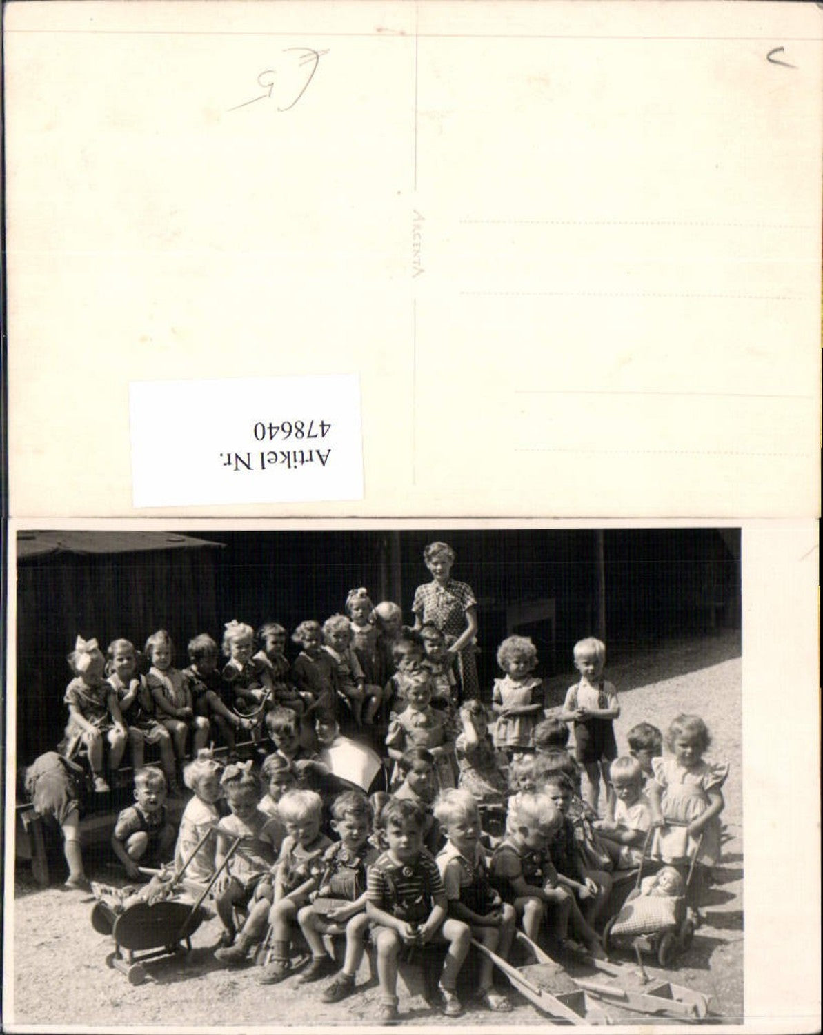 478640,Foto Ak Kinder Schule Lehrerin Spielzeug Puppenwagen Nonne