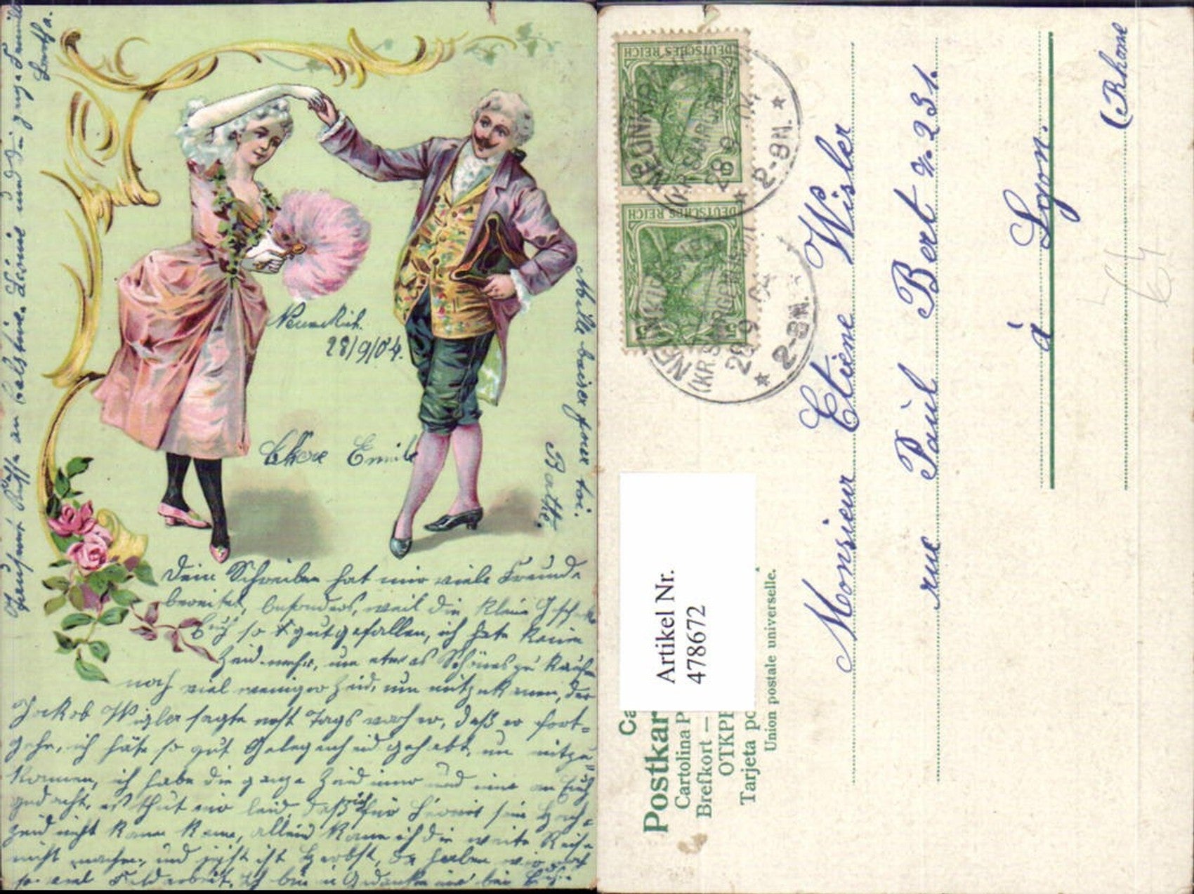 Alte Ansichtskarte – Old Postcard