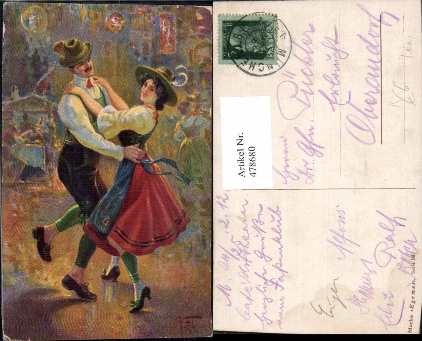 Alte Ansichtskarte – Old Postcard