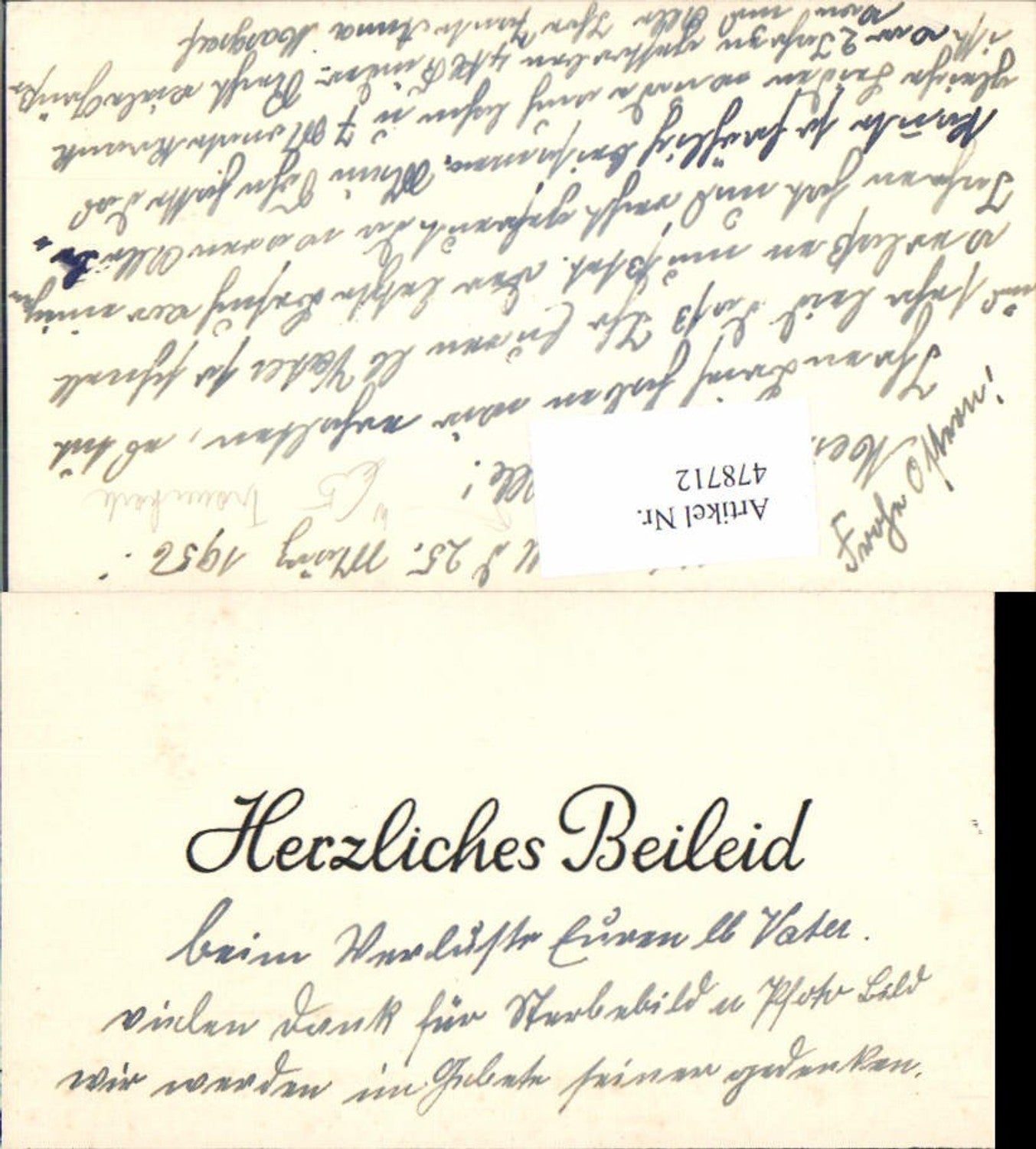 Alte Ansichtskarte – Old Postcard