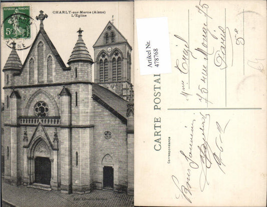 478768,Kirche Charly-sur-Marne Aisne L Eglise