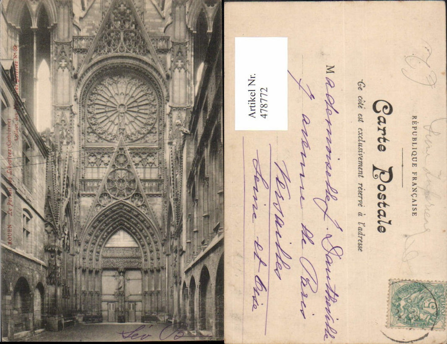 478772,Kirche Rouen La Portrait des Libraires Cathedrale Kathedrale