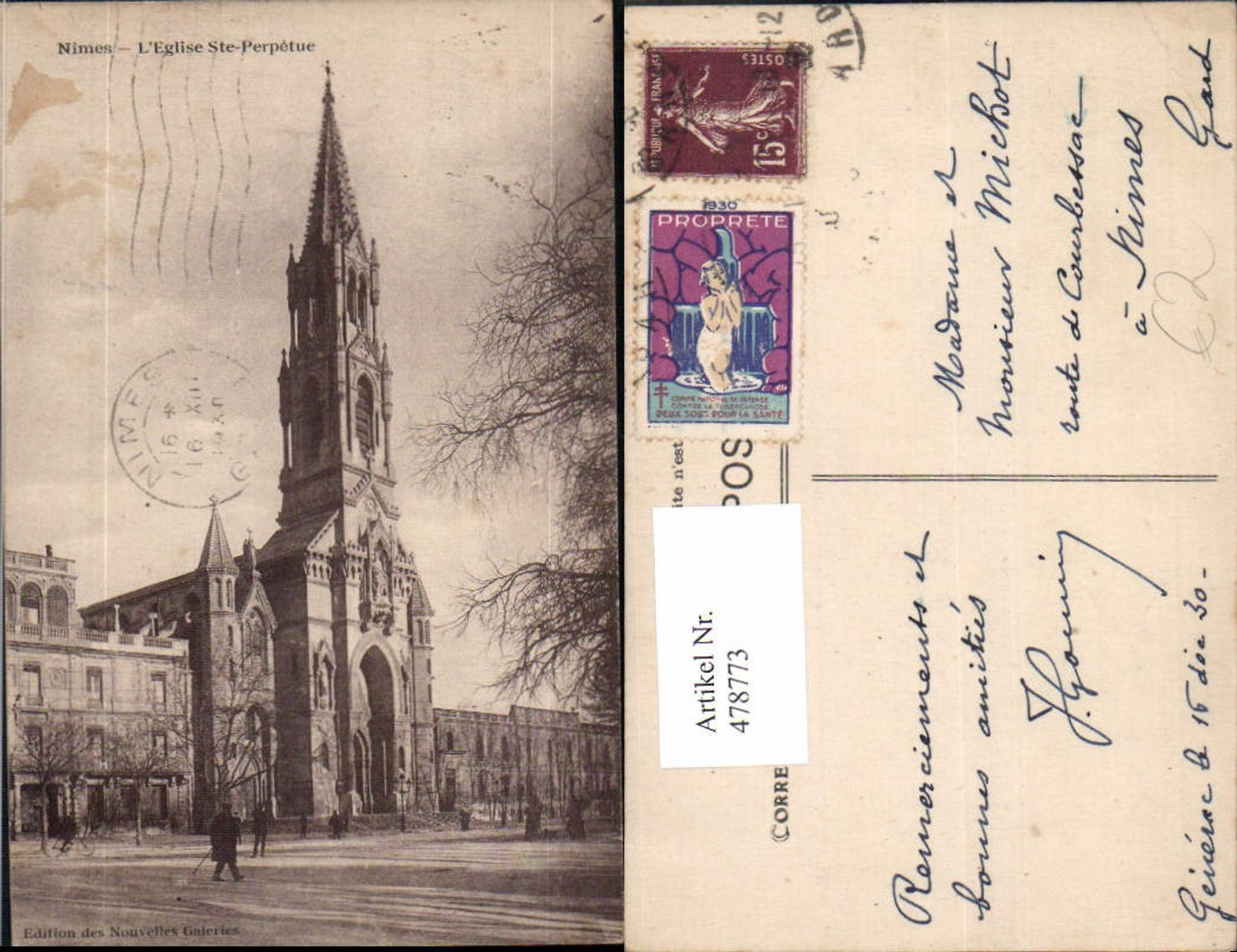 478773,Kirche Nimes L Eglise Ste-Perpetue