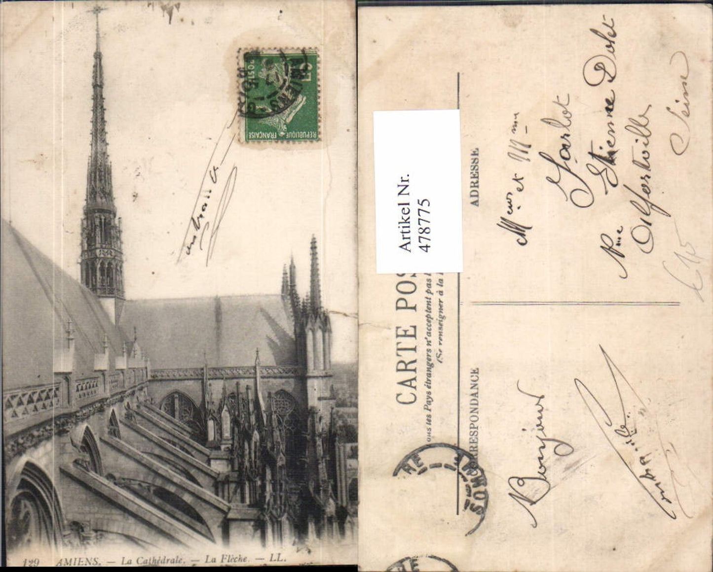 478775,Kirche Amiens La Cathedrale La Fleche Kathedrale